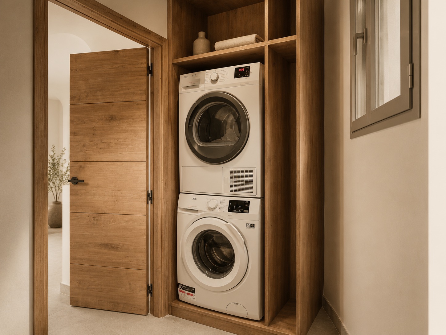 Laundry utility cabinet