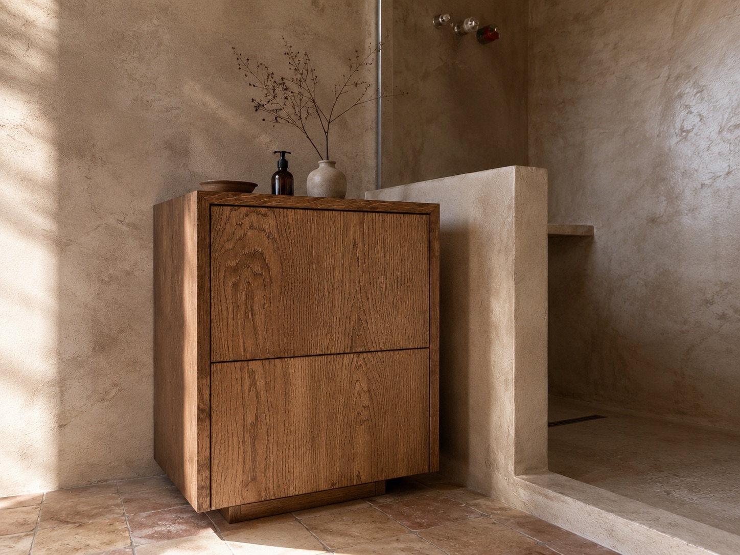 Custom bathroom drawers
