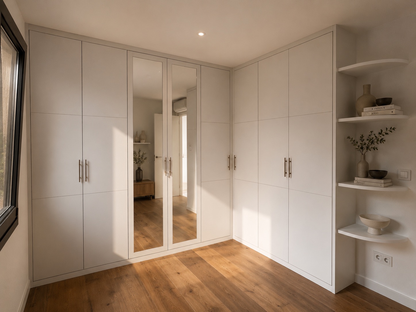 Custom fitted wardrobe