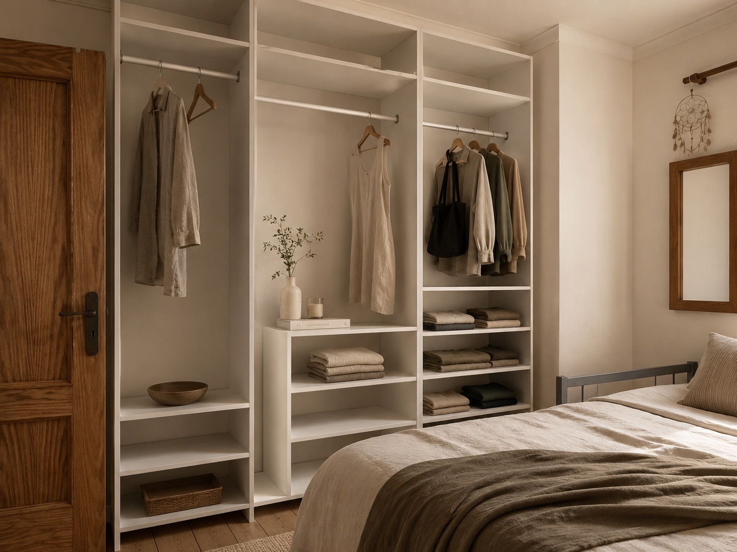 Custom open wardrobe