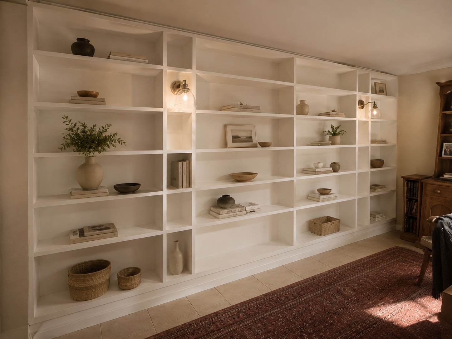 Custom bookshelf