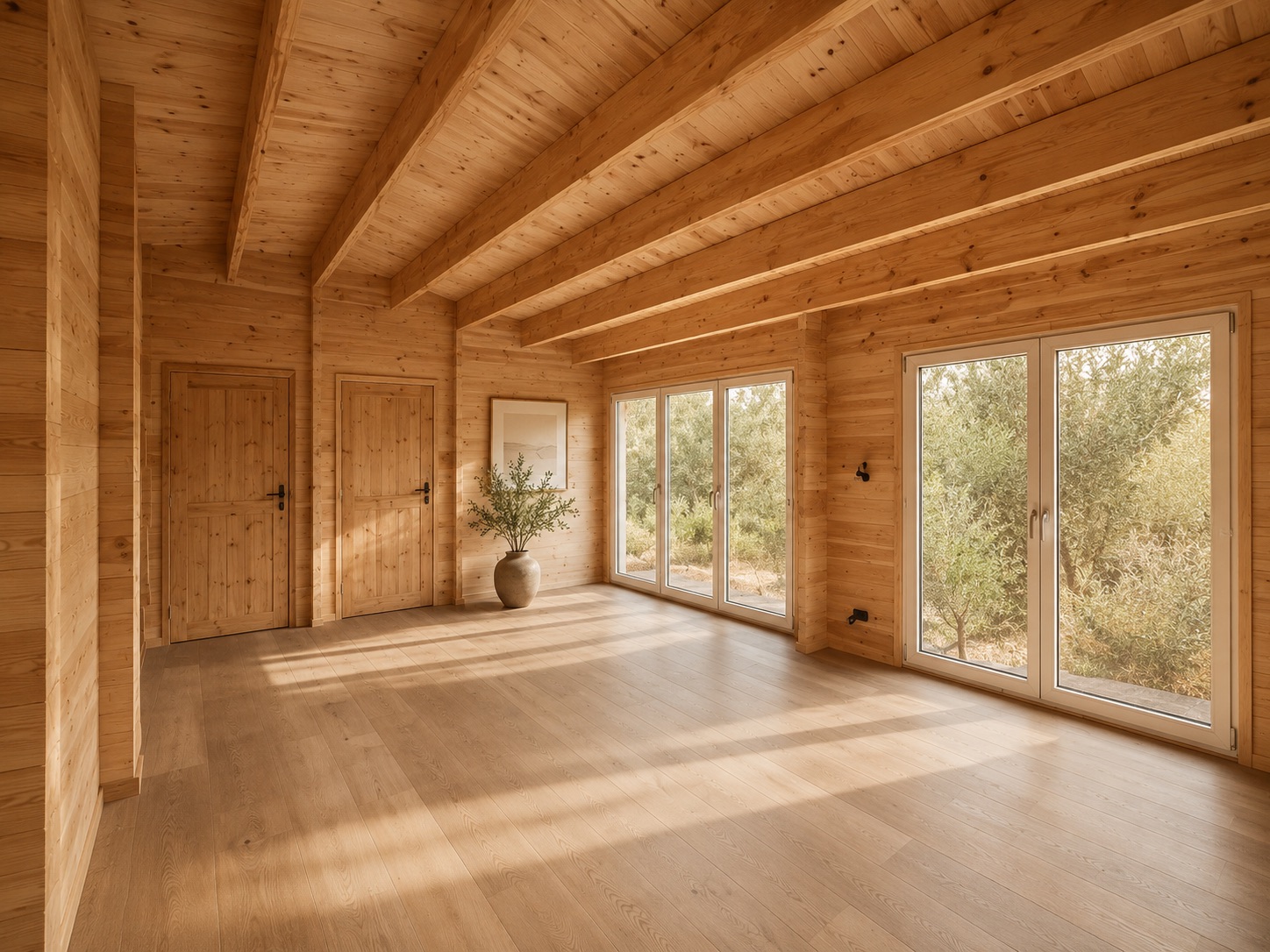 Complete timber structure