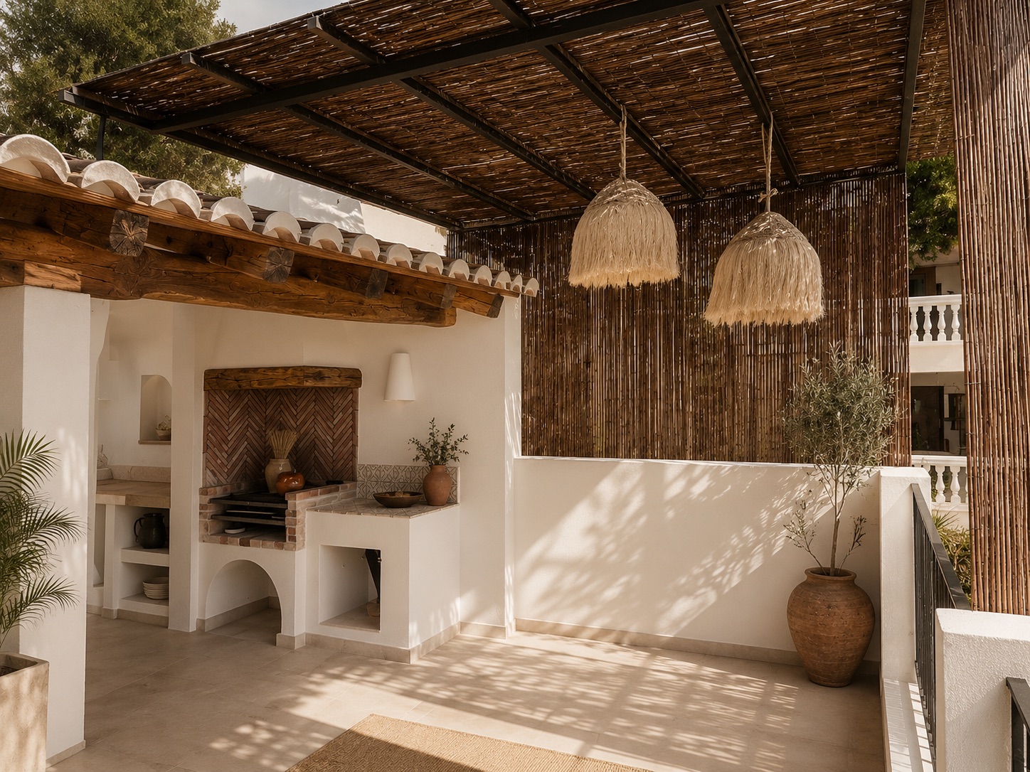 Willow terrace enclosure and shade